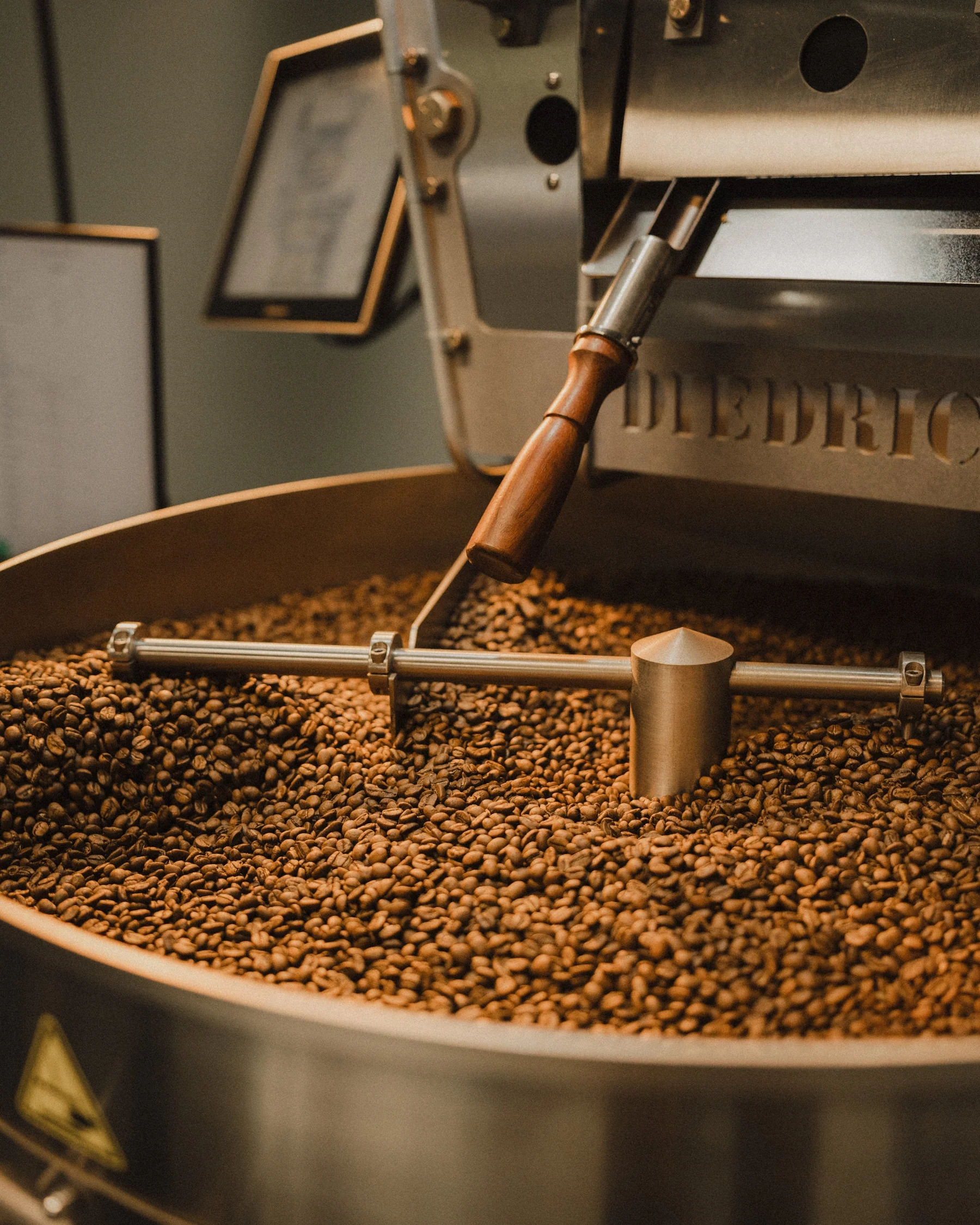 Roasting in small batches